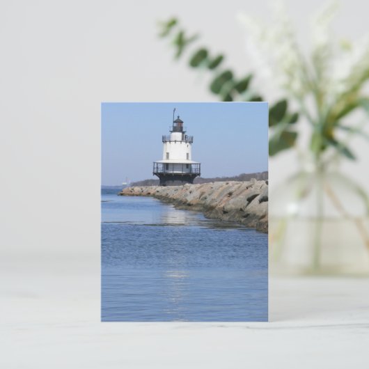Spring Point Ledge Lighthouse - New England Postkarte (Stehend Vorderseite)