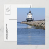 Spring Point Ledge Lighthouse - New England Postkarte (Vorne/Hinten)