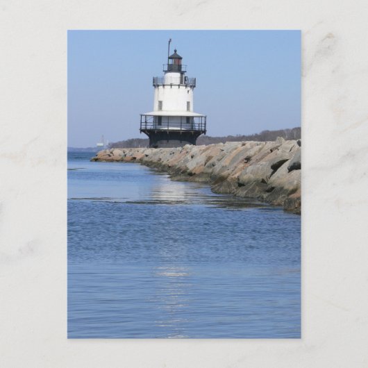 Spring Point Ledge Lighthouse - New England Postkarte (Vorderseite)