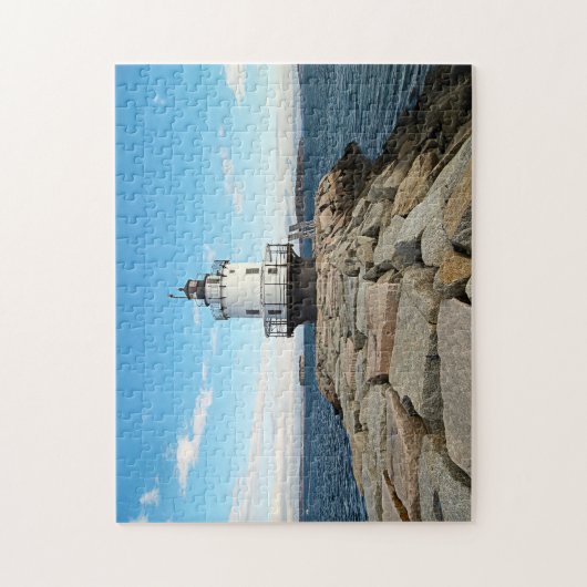 Spring Point Ledge Lighthouse South Portland Maine Puzzle (Vertikal)