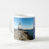 Spring Point Lighthouse, Maine Kaffeetasse (Vorderseite Links)