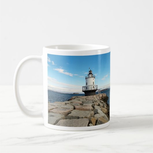 Spring Point Lighthouse, Maine Kaffeetasse (Links)