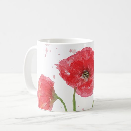 Spring Poppies Kaffeetasse (Vorderseite Links)