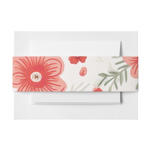 Spring Poppies Wedding Invitation Suite Bly Band (Vorderseite Beispiel)
