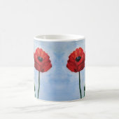 Spring Poppy Blume Klassische Tasse (Mittel)
