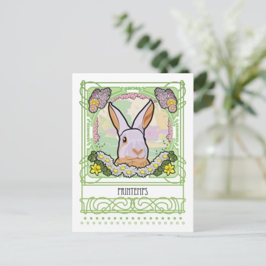 SPRING POST CARD POSTKARTE (Stehend Vorderseite)