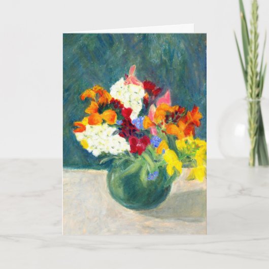 Spring Posy Birthday Card Karte (Vorderseite)