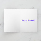 Spring Posy Birthday Card Karte (Innenseite)