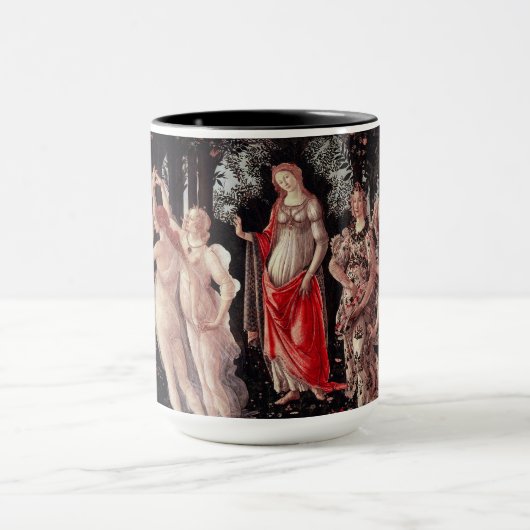 Spring Primavera Sandro Botticelli Renaissance Tasse (Zentrum)