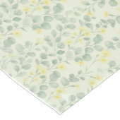 Spring Primrose & Sage Watercolor Table Runner Kurzer Tischläufer (Ecke)