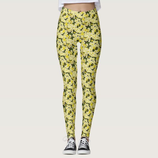 Spring Primroses Leggings (Vorderseite)