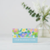 Spring priroses Business Card zum Anpassen Visitenkarte (Stehend Vorderseite)