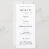 Spring Purple And Pink Wildflowers Wedding Program (Rückseite)