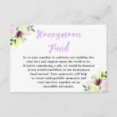 Spring Purple Flowers with Foliage Begleitkarte (Vorderseite)