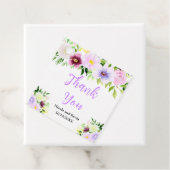 Spring Purple Flowers with Foliage Geschenkanhänger (Beispiel)