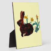Spring Rabbit Daffodil Fotoplatte (Seite)