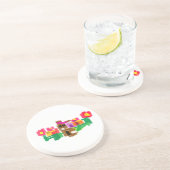 Spring Rabbit Getränkeuntersetzer (Seite)