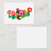 Spring Rabbit Mitteilungskarte (Vorne/Hinten)