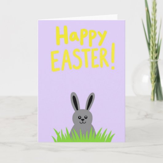 Spring Rabbit Season Greeting Card Karte (Vorderseite)