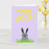 Spring Rabbit Season Greeting Card Karte (Gelbe Blume)