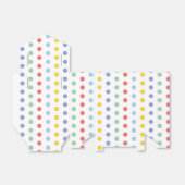 Spring Rainbow Polka Dot Pattern Gefallen Box Geschenkschachtel (Ungefaltet)