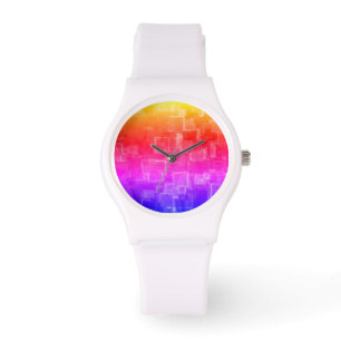 Spring Rainbow Watch von Julie Everhart Armbanduhr