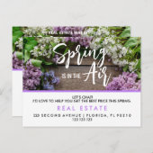 Spring Real Anwesen Marketing Postkarte | Benutzer (Vorne/Hinten)