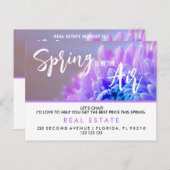 Spring Real Anwesen Marketing Postkarte | Benutzer (Vorne/Hinten)