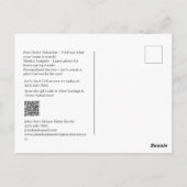 Spring Real Anwesen Postkarte (Rückseite)