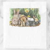 SPRING RECHTECKIGER AUFKLEBER (Tasche)