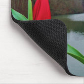 Spring Red Tulip at Lake Arrowhead Mousepad (Ecke)