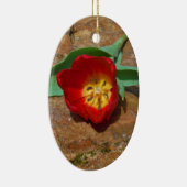 Spring Red Tulip Keramikornament (Rechts)