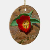 Spring Red Tulip Keramikornament (Rechts)