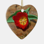 Spring Red Tulip Keramikornament (Rechts)