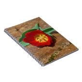 Spring Red Tulip Notizblock (Rechte Seite)