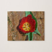 Spring Red Tulip Puzzle (Horizontal)