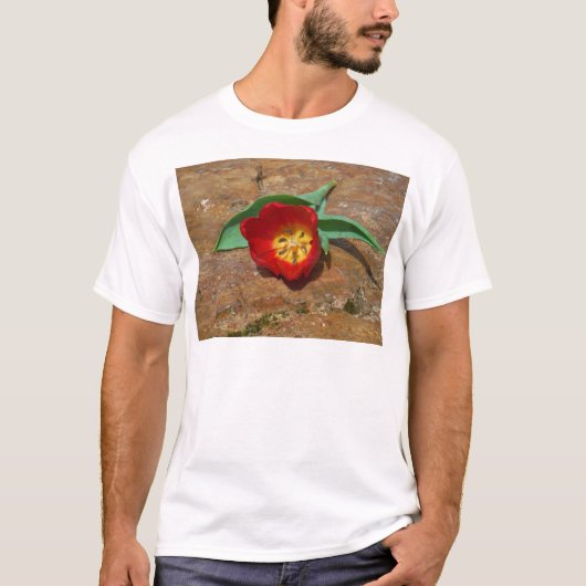 Spring Red Tulip T-Shirt (Vorderseite)