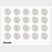 Spring Rhapsody Round Stickers (Blatt)