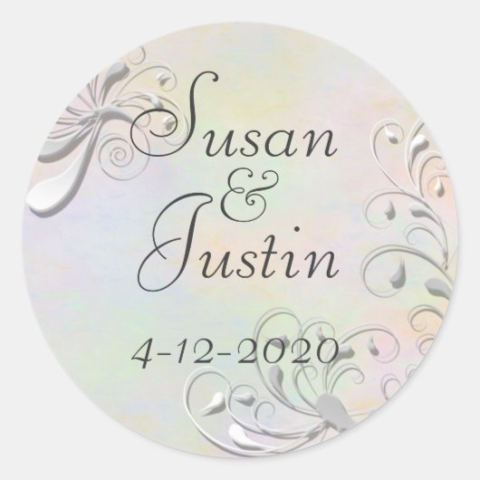 Spring Rhapsody Round Stickers (Vorderseite)
