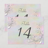 Spring Rhapsody Table Card Postkarte (Vorne/Hinten)
