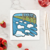 Spring River Serviette (Beispiel)