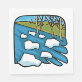 Spring River Serviette (Vorderseite)