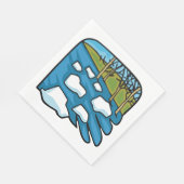 Spring River Serviette (Ecke)