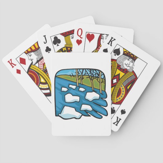 Spring River Spielkarten (Rückseite)