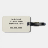 Spring Robin Birds Red Vogelbeobachtung Gepäckanhänger (Rückseite horizontal)