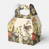 Spring Robin Birds Red Vogelbeobachtung Geschenkschachtel (Rückseite)