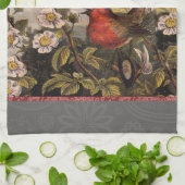 Spring Robin Birds Red Vogelbeobachtung Handtuch (Gefaltet)