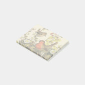 Spring Robin Birds Red Vogelbeobachtung Post-it Klebezettel (angewinkelt)