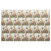 Spring Robin Birds Red Vogelbeobachtung Stoff (Fat Quarter (45,7 x 55,9 cm))