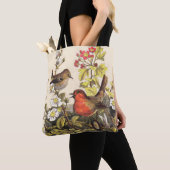 Spring Robin Birds Red Vogelbeobachtung Tasche (Von Nahem)